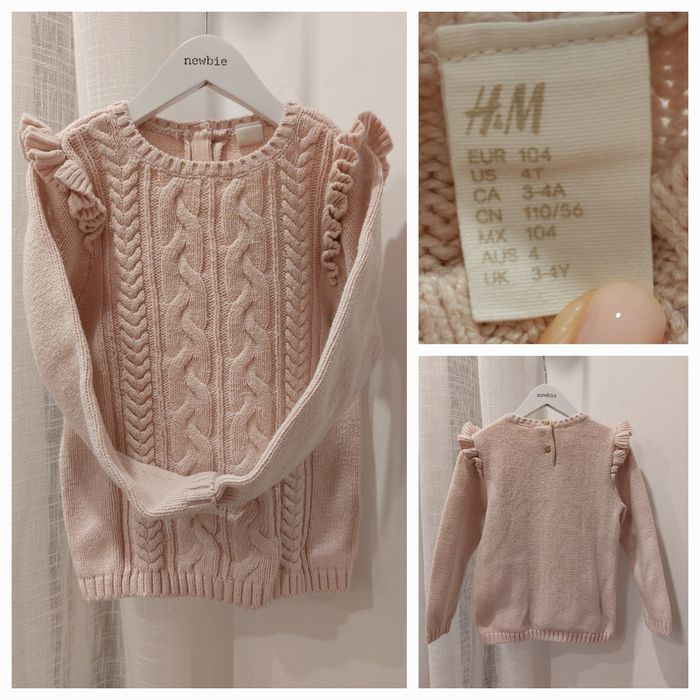 Zestaw sweterków i spodni H&M 98/104