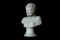 Popiersie rzeźba figura antyczna Rzymianin vintage retro