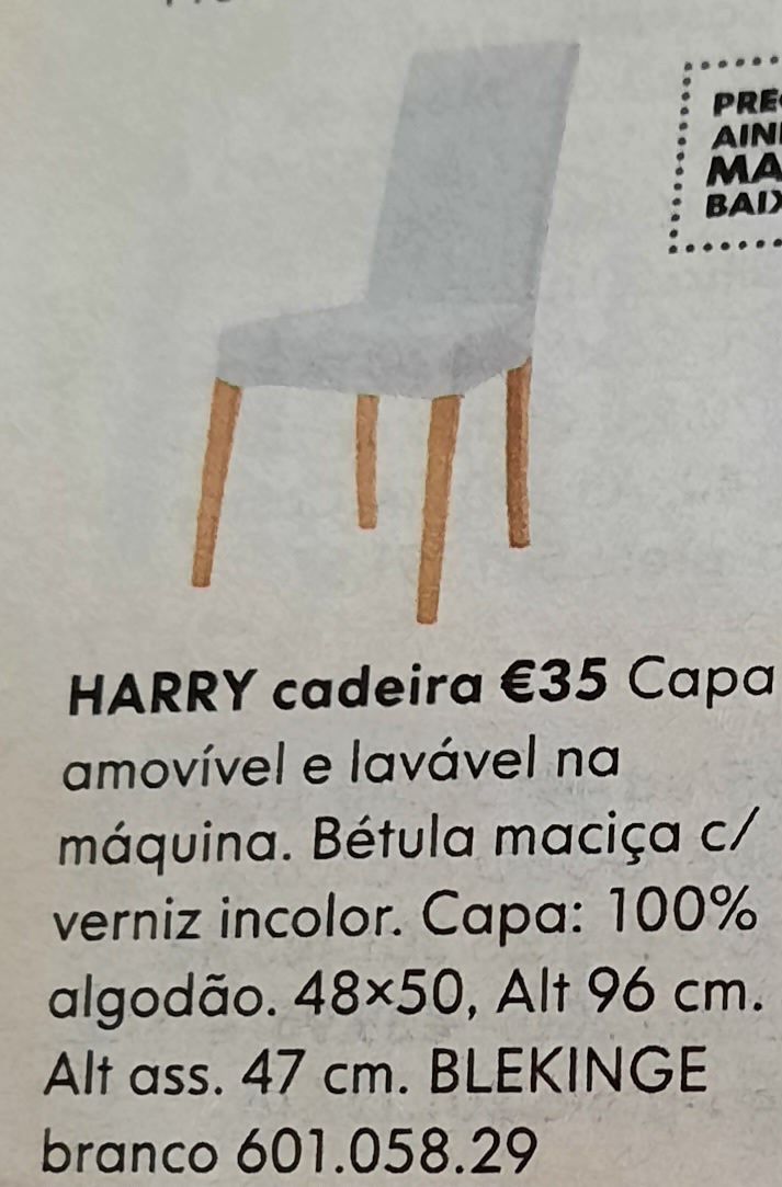 Cadeiras de refeição HARRY