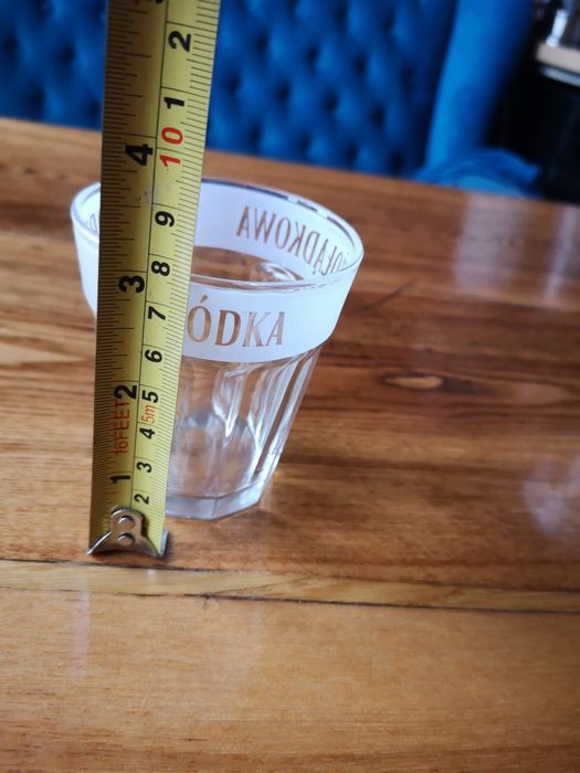 6 x  firmowe kieliszki/literatki z napisem "Wódka Żołądkowa"  100ml