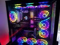 10 Ventoinha 120Mm corsair 1500 rpm QL120 RGB negociavel/trocavel