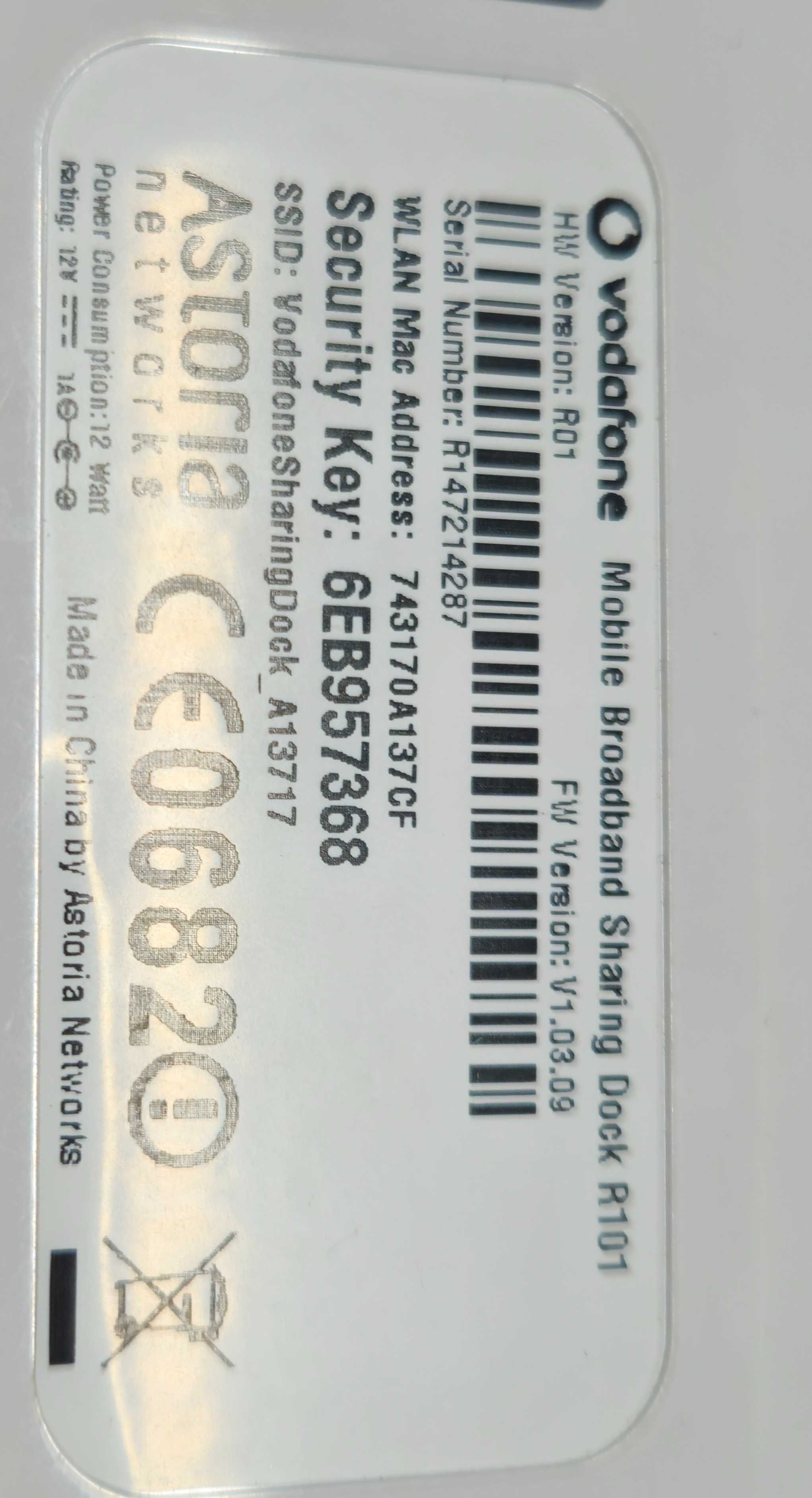 Vodafone Router USB Stacja dokująca do mobilnego internetu