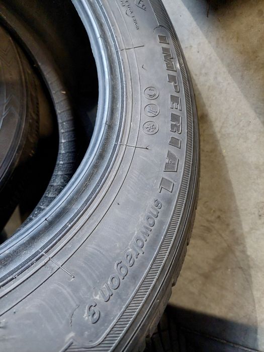 4x opony zimowe 225/60R17 Imperial Snowdragon 3 cena za parę 6-7mm