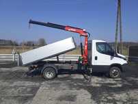 Iveco DAILY  Iveco Daily 3-str. wywrot+HDS FASSI rok prod.2021 pierwszy właściciel