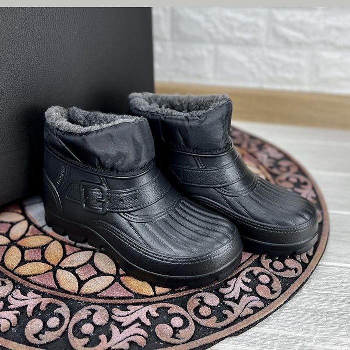 Чоловічі теплі високі галоши, утепленні хутром 42-45р (к140)