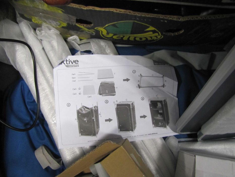 Szafka kuchenna składana kempingowa przenośna aluminiowa Aktive