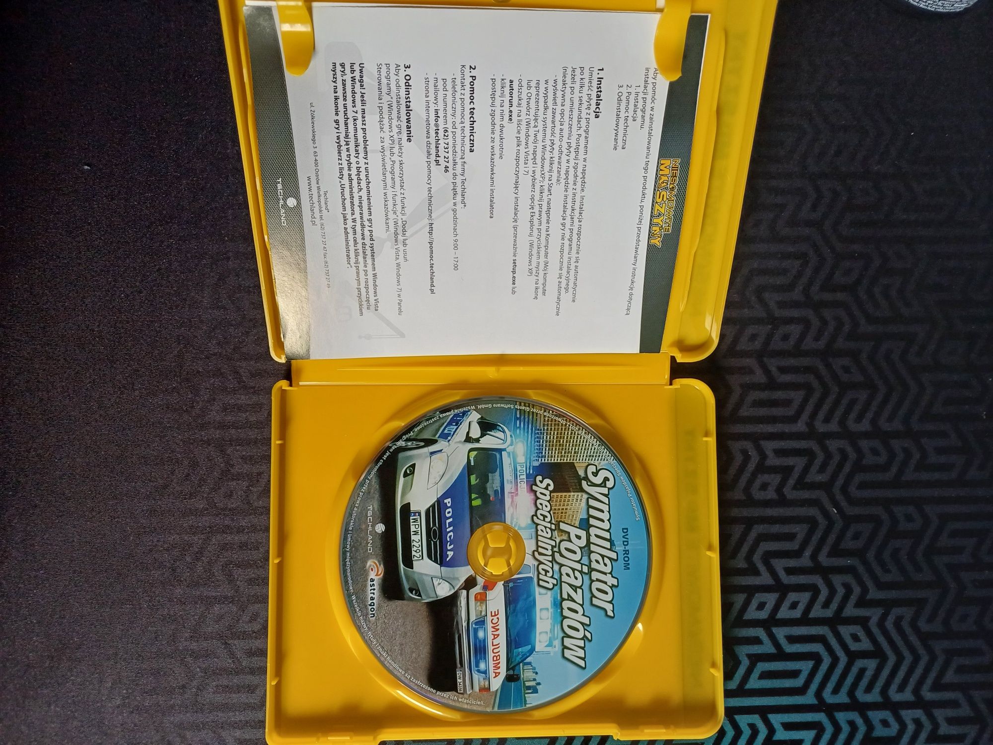 Gra na komputer Symulator pojazdów specjalnych
