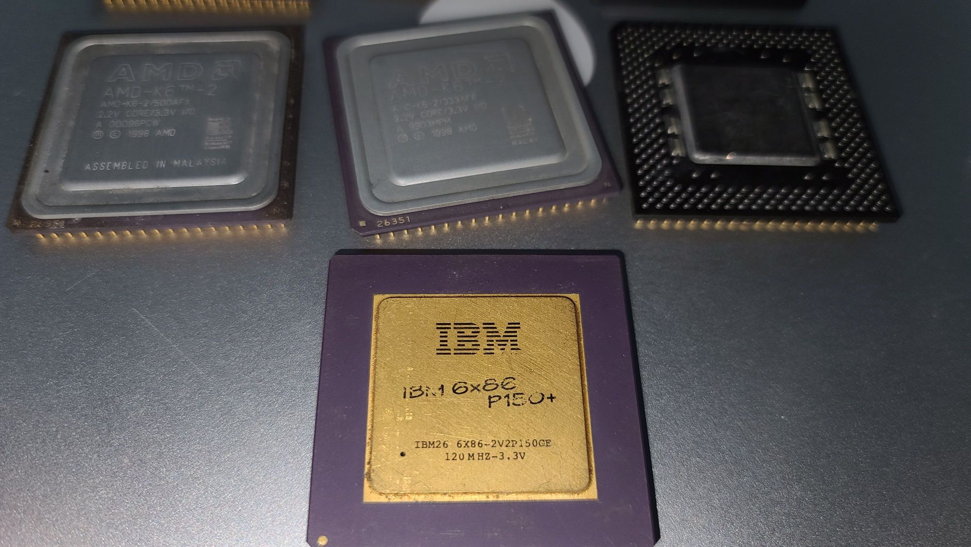 Stare procesory Intel Pentium MMX, 486, AMD, IBM Cyrix