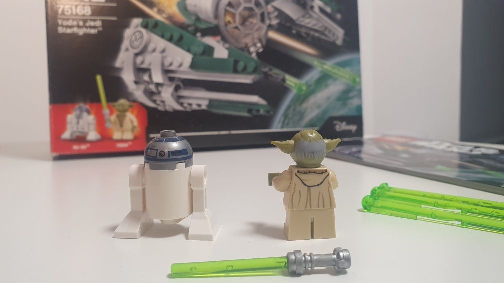 Lego star wars 75168 Yoda's Jedi Starfighter 100% kompletny