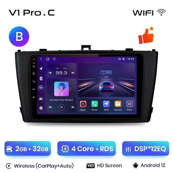 Radio nawigacja Toyota Avensis T27 Android auto 2GB 32GB