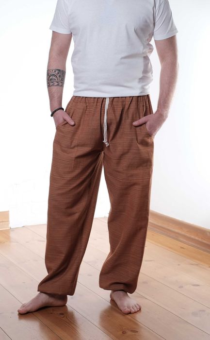 Alladynki Szarawary Spodnie do jogi/medytacji/na co dzień-100% bawełna