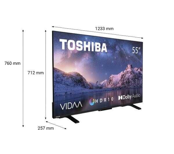 Toshiba 55UV2363DG Uszkodzony Wysyłka