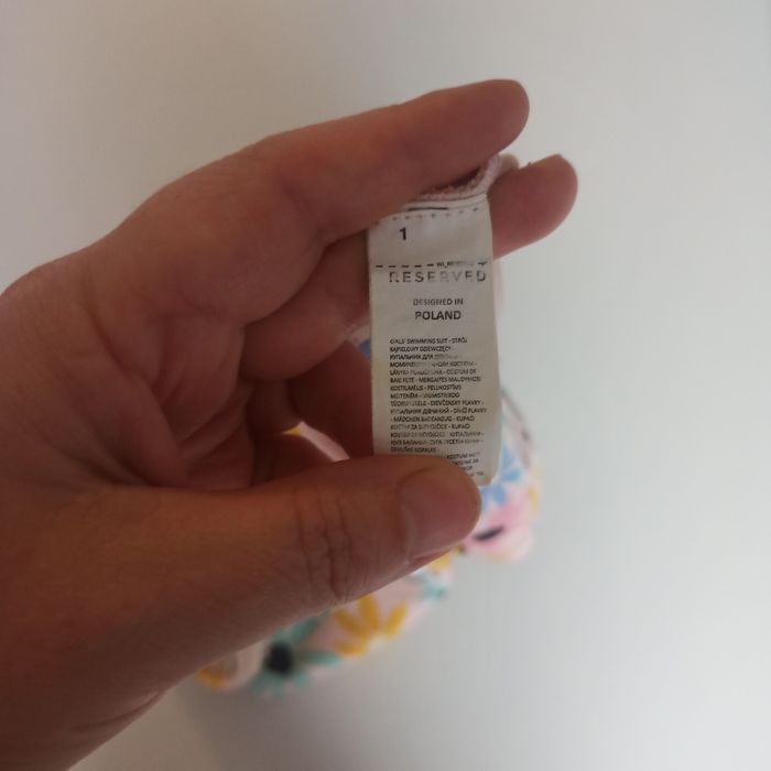 Jednoczęściowy strój kąpielowy myszka Minnie rozmiar 122/128