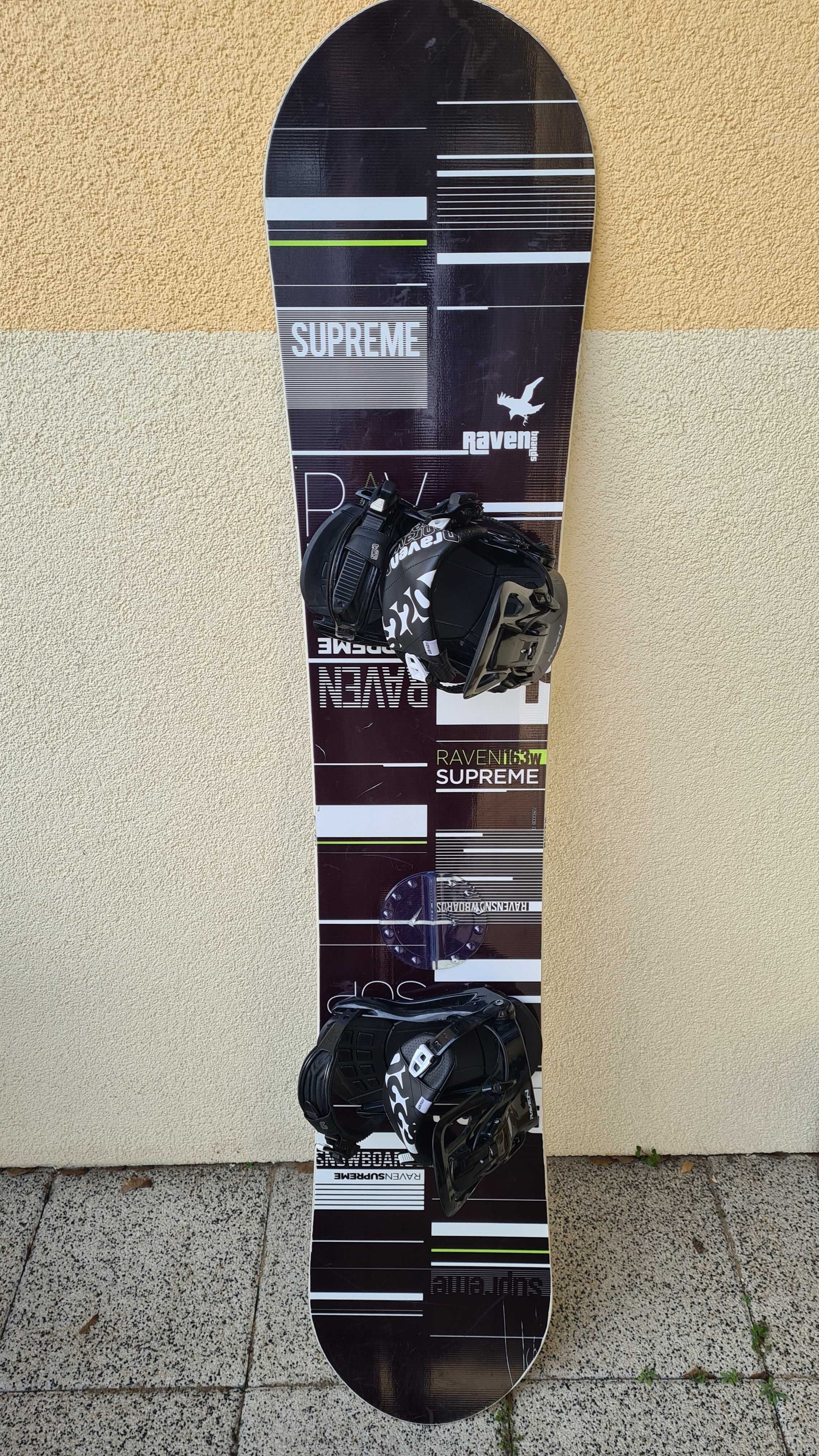 Deska Snowboard Raven + wiązania + buty