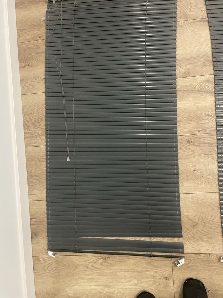 Żaluzje aluminiowe półmat antracyt