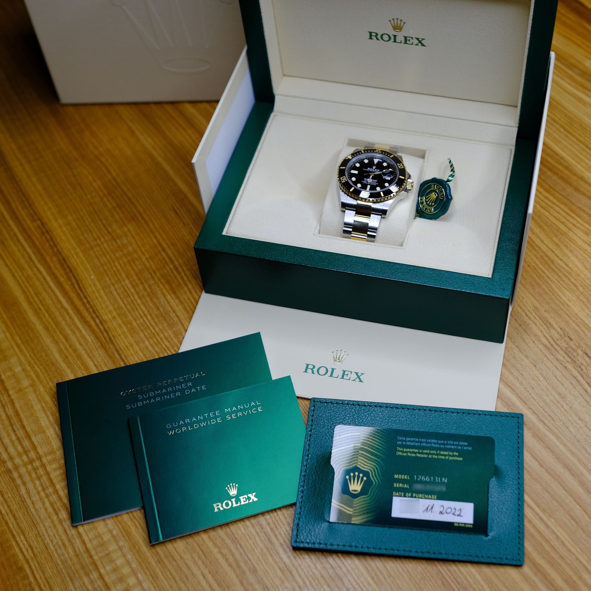 Rolex Submariner Date 2022 Full Set 126613LN