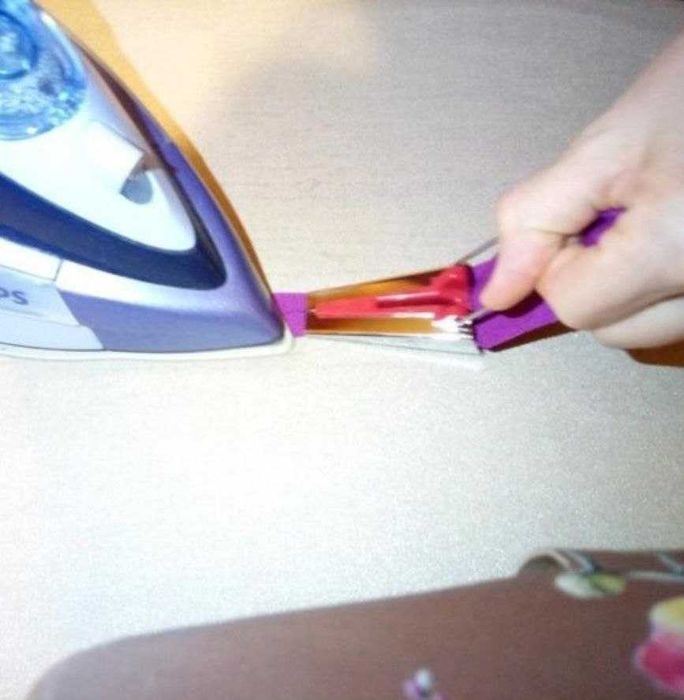 Набор инструментов для шитья, подрубливания, формирование бейки