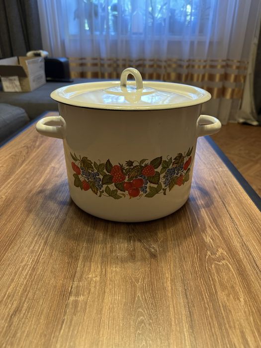 Кастрюлі емальовані 5 та 6,5 літрів