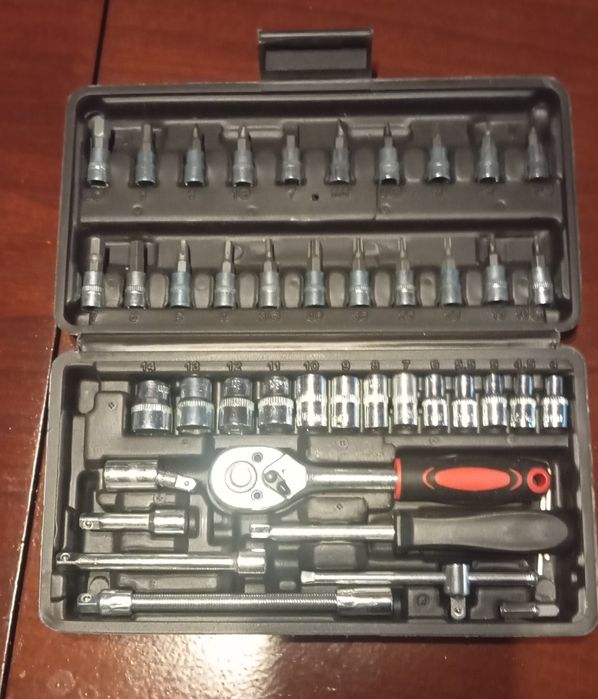 Conjunto chave catraca 46 peças