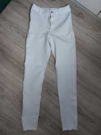 Białe spodnie dżinsowe ZARA 164cm