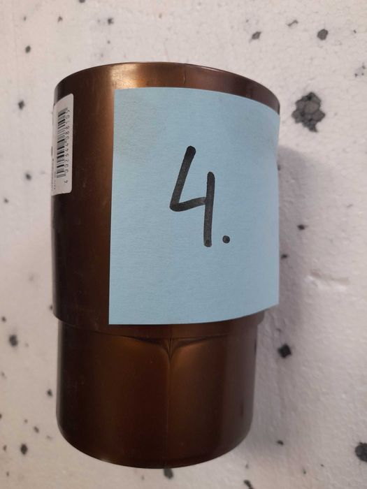 Rynny Marley Mufa łącznik rynny Dn90 - kolor miedziany