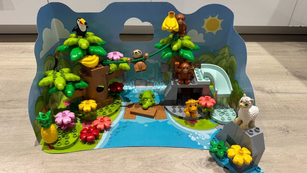 Lego Duplo 10973 Dzikie zwierzęta Ameryki Południowej - kompletny