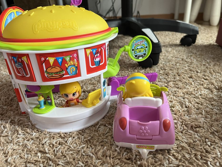 Hamburgueria das pinoypon + carro incluido + pinoypon