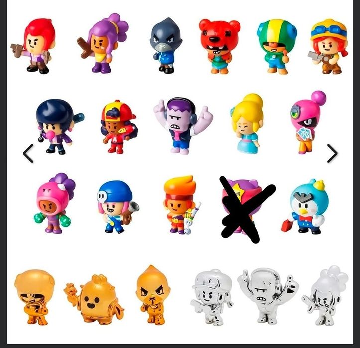 Фігурки Brawl Stars / collectible figures line friends \  Іграшки БС