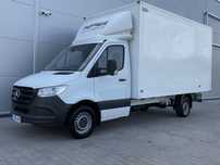 Mercedes-Benz SPRINTER 314  Bezwypadkowy, Niski Przebieg, Nowy Model, Kontener 4,3m Stan Bdb FV23%