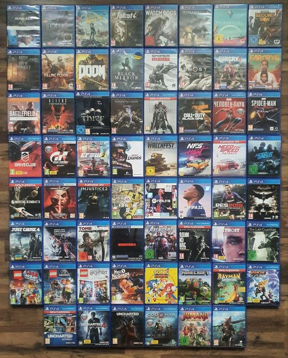 Ігри  та  стілбуки  на  PS4/PS5.    Ціна вказана за комплект