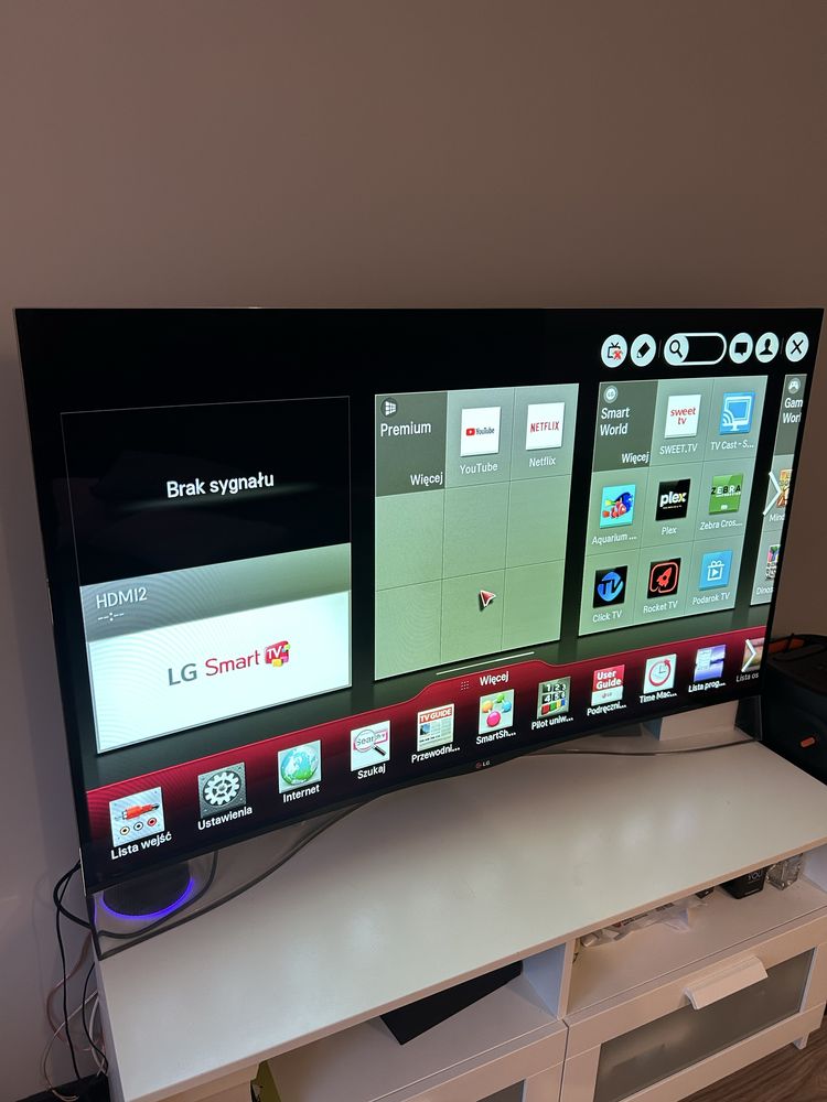 Telewizor LG OLED 55EA970V 3D TV(+2 pary okularów)