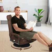 Fotel podłogowy obrotowy 360°, gamingowy, TV relaks