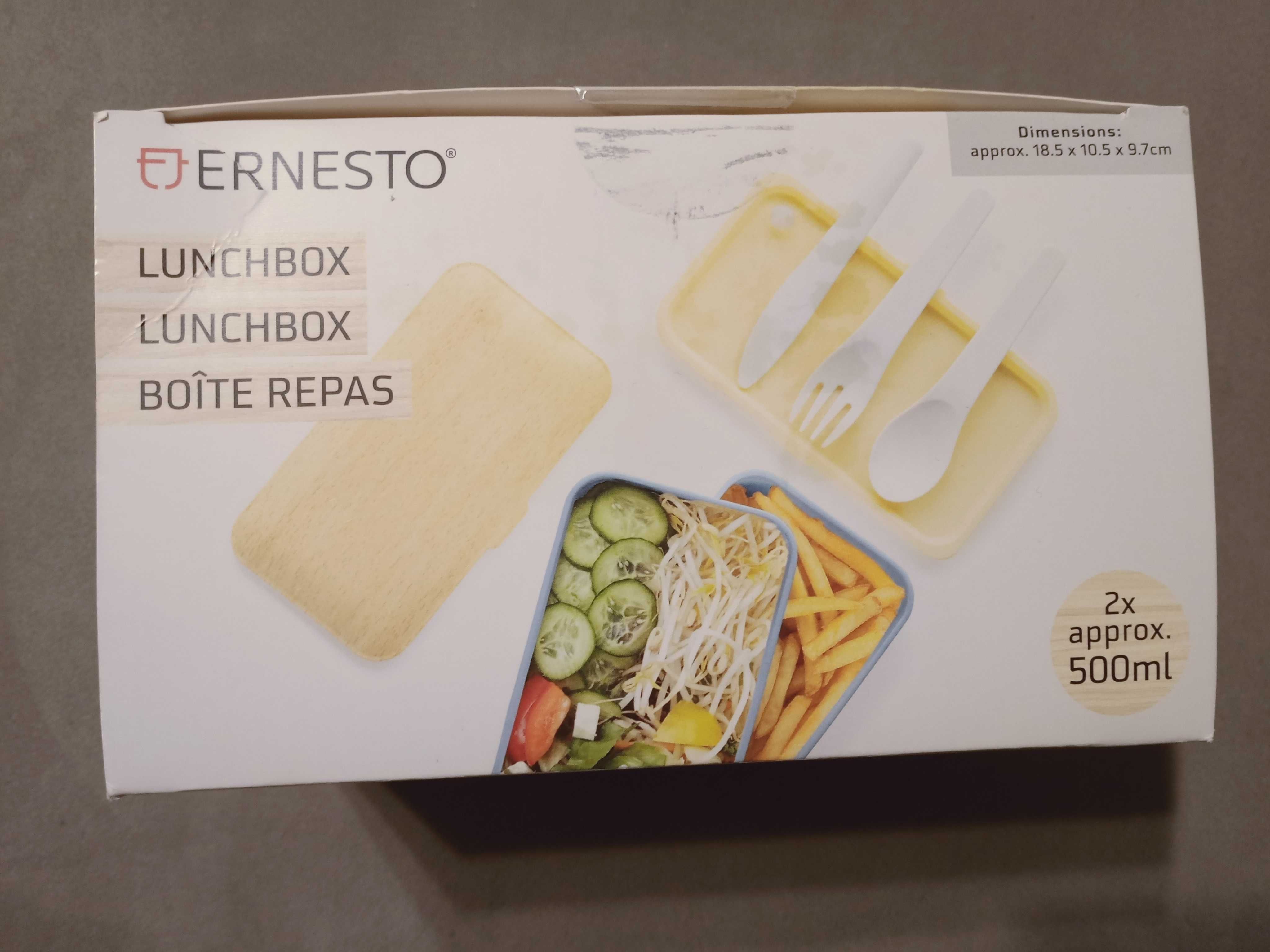 Lunchbox ERNESTO, Śniadaniówka z przegródkami, nowa