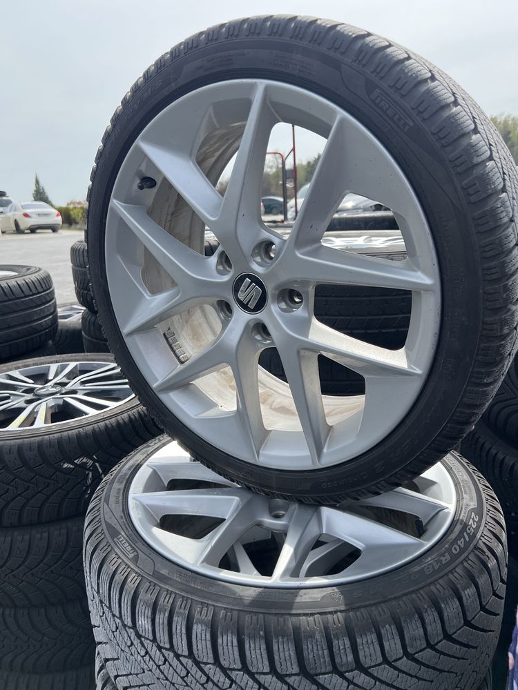 *Komplet alufelg 5x112 18” skoda seat vw audi