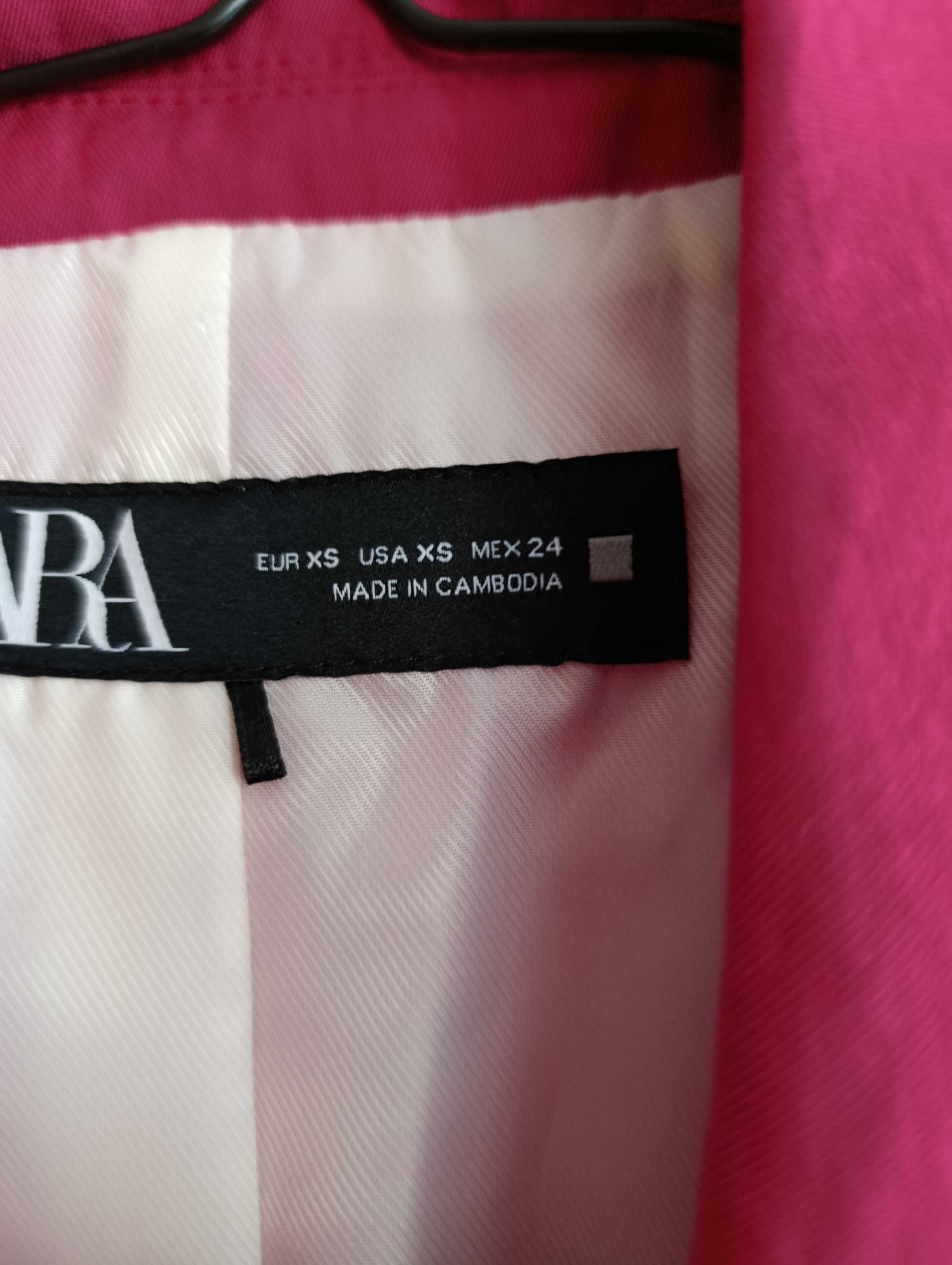 Marynarka damska nowa, ciemny róż, fuksja  r. S Zara