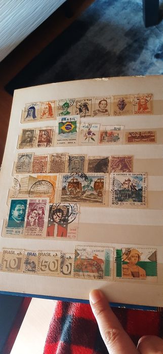 Álbum de selos Antigos