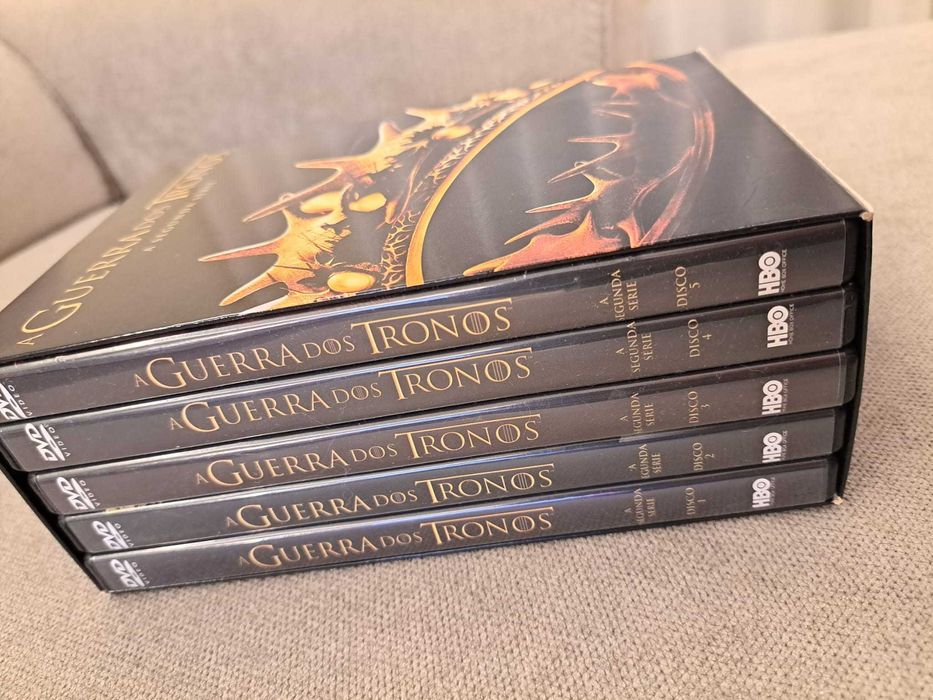 Segunda temporada completa "Guerra dos Tronos" (DVD)