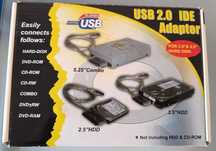 Adapter USB 2.0 > IDE do dysków twardych i napędów CD/DVD