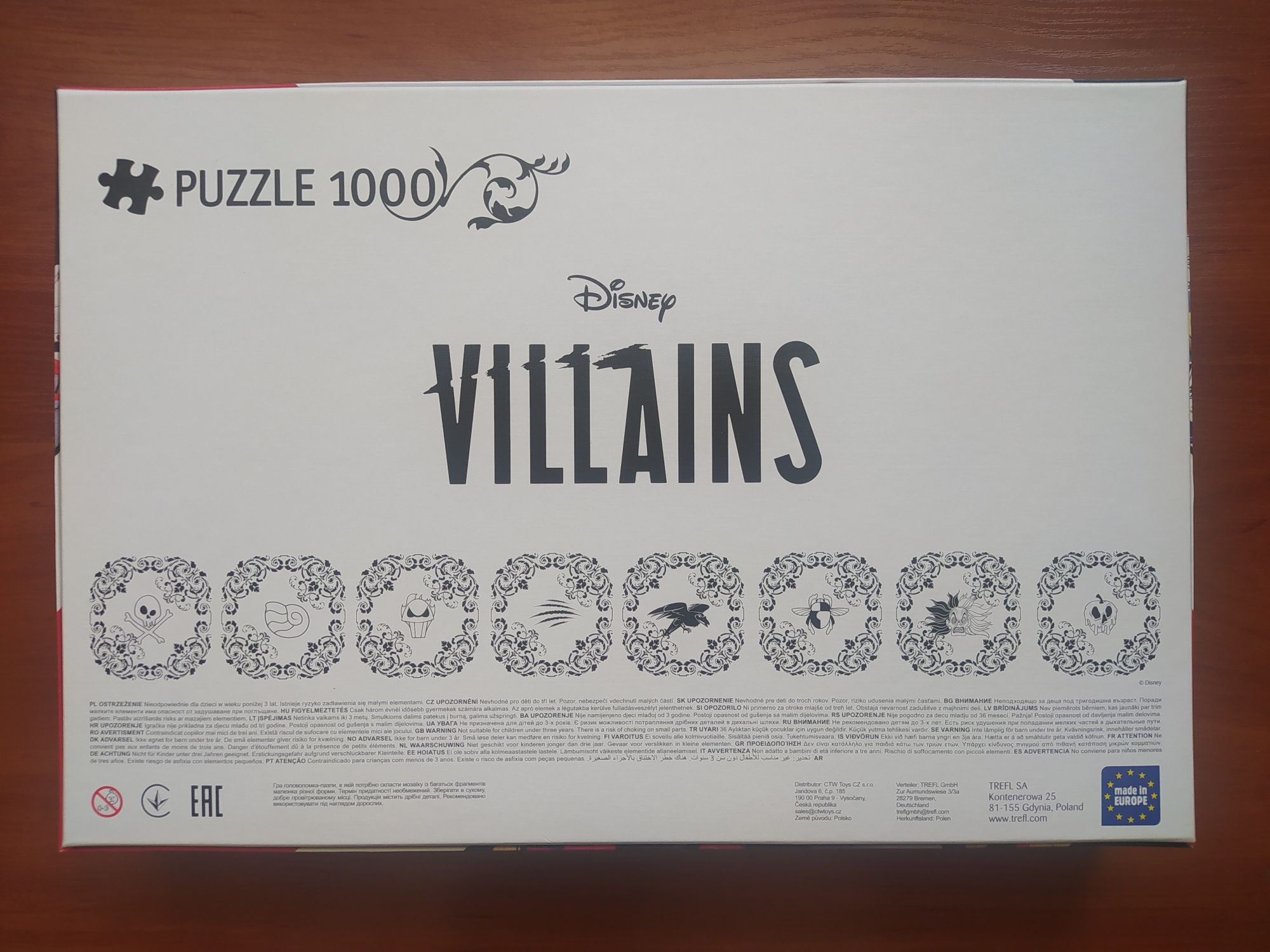 Puzzle Disney 1000 Trefl Dobra passa