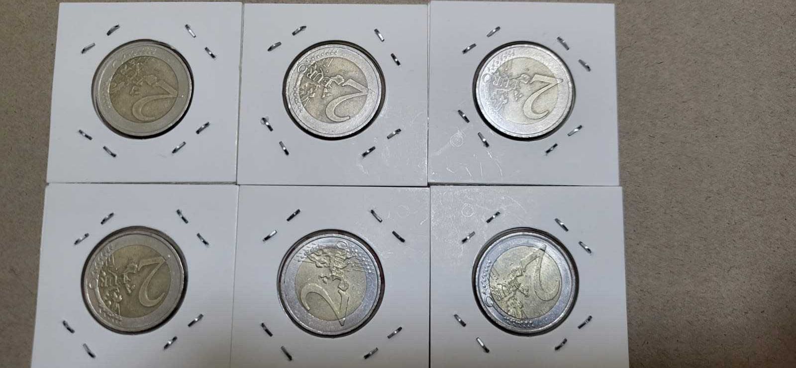 Moedas Comemorativas Euro - Áustria, Bélgica, França, Portugal