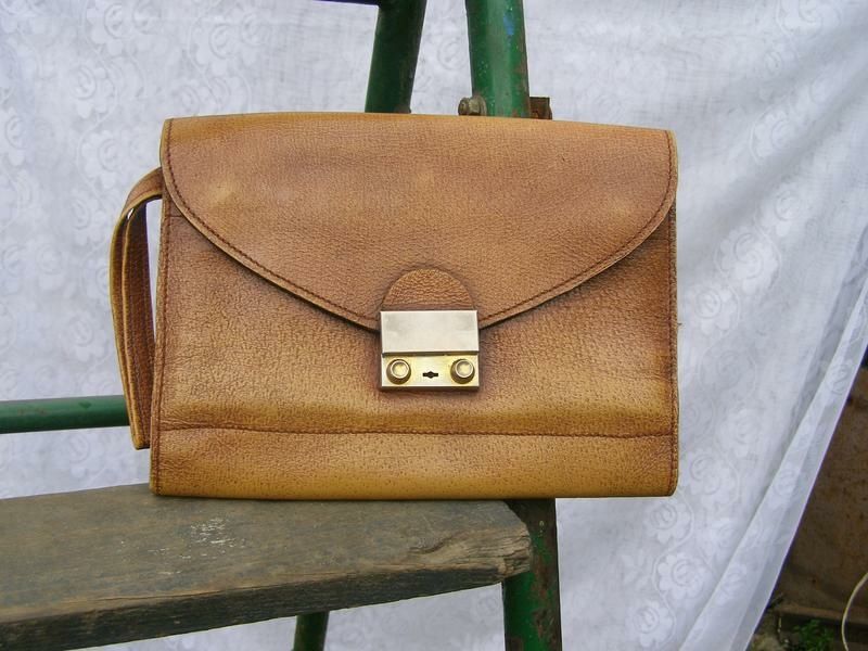 Кожаный клатч сумка кошелек