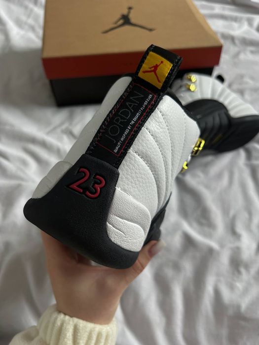 НАЙКРАЩА ЦІНА‼️Кросівки Air Jordan 12 Retro “Flu Game” (Чорно-Білі),дж