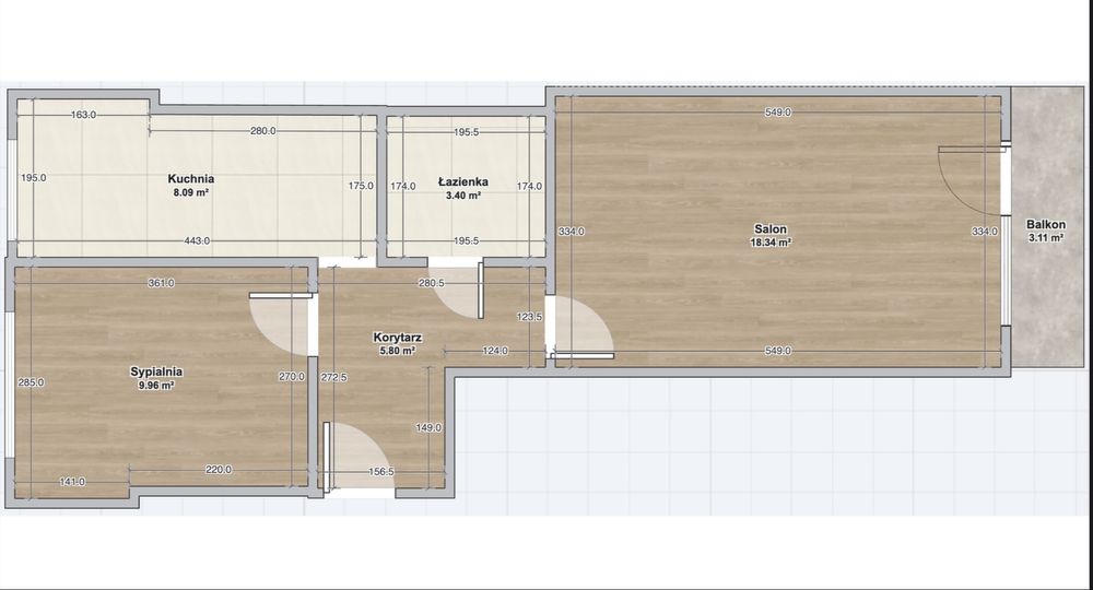 1 piętro , 2 pokoje, balkon z widokiem na zieleń- świetna lokalizacja