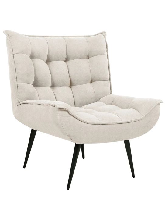 Fotel Beliani beżowy