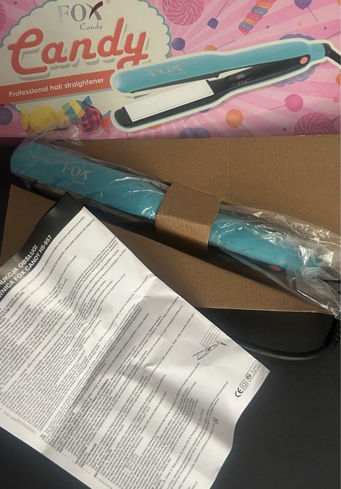 Prostownica fox candy niebieska