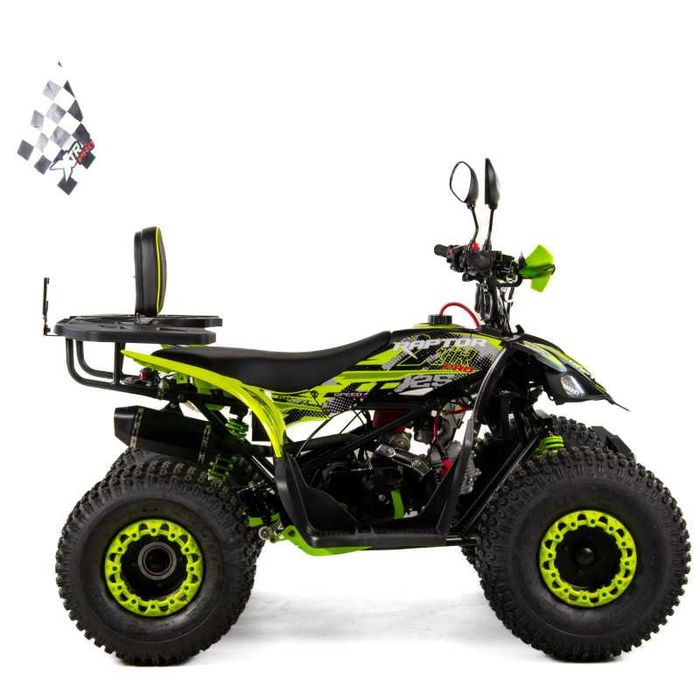 QUAD 125cc XTR RAPTOR PRO Sportowy quad koła 8 cali Ledy RATY DOSTAWA