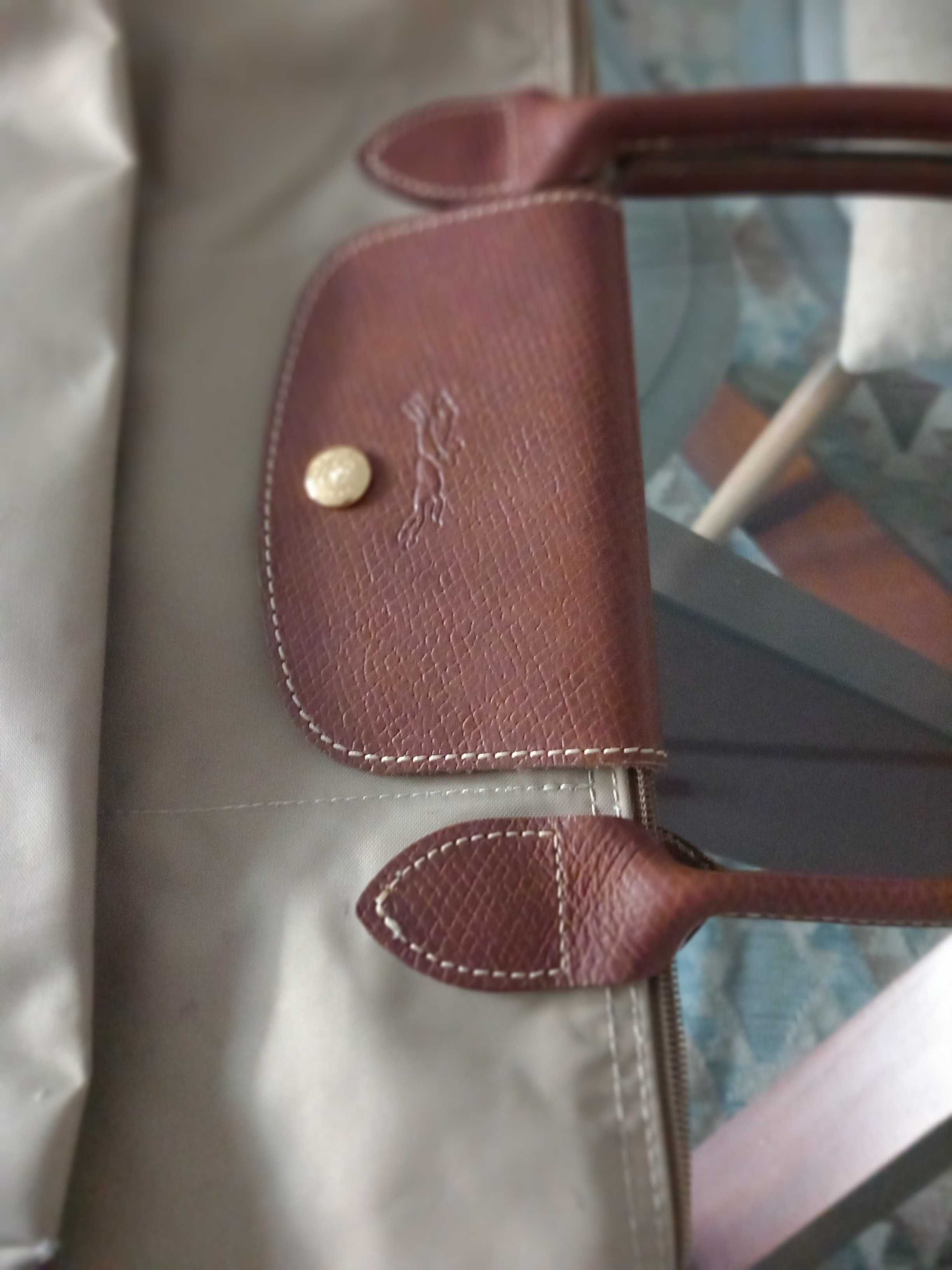 Mala beje Longchamp original