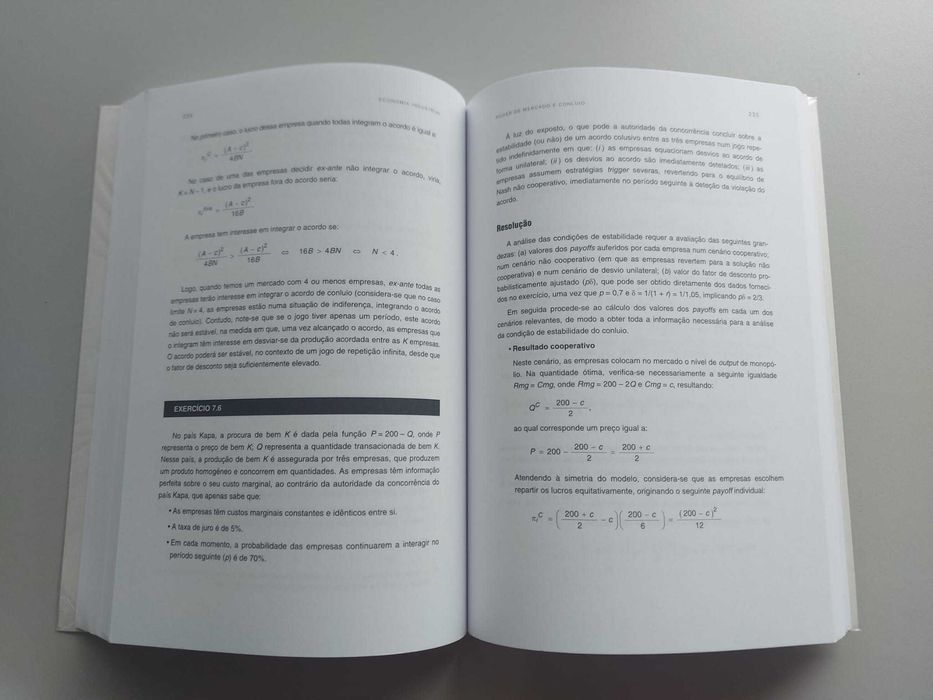 Economia Industrial - Teoria e Exercícios Práticos