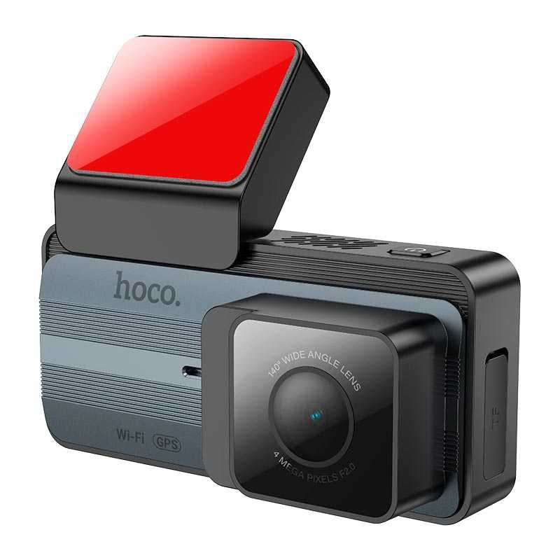 Видеорегистратор HOCO DV12 2K GPS задняя камера 25fps, 3.69", 2K, Wi