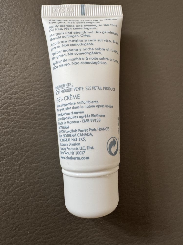 Biotherm Acnopur krem nawilzający 15 ml do twarzy+10 ml Fluid